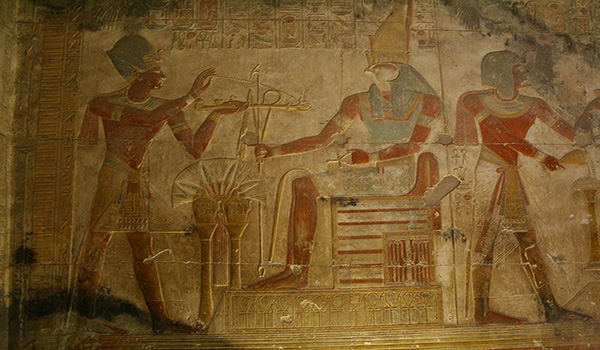 Templo de Abidos fundado por rey Seti Egipto Travel